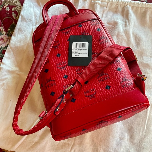 MCM Red Backpack - Picture 2 of 6
